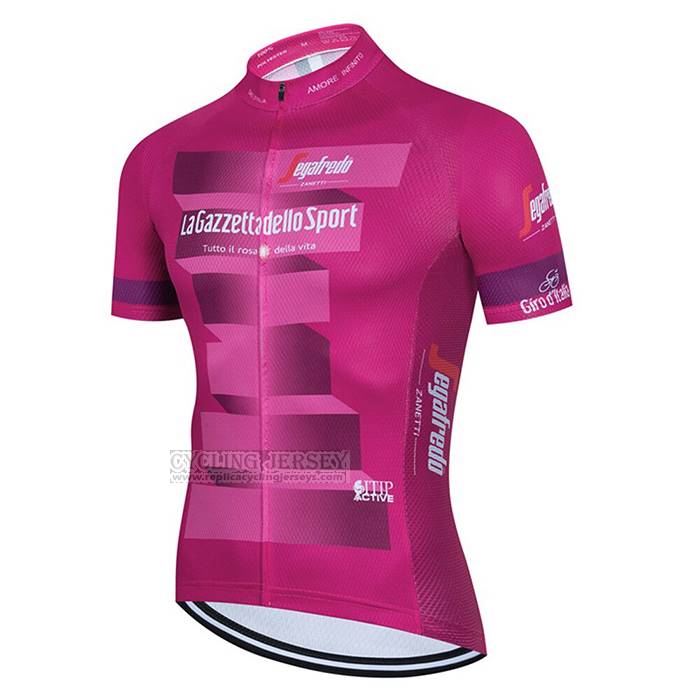 2023 Cycling Jersey Giro D'italy Pink Short Sleeve And Bib Short